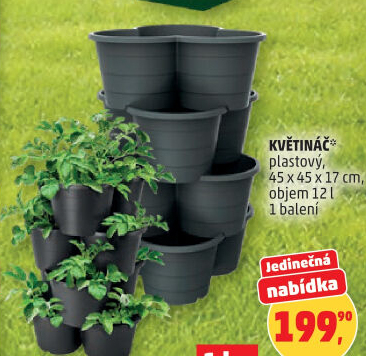 Vertikální květináč