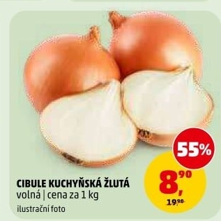 Cibule kuchyňská žlutá
