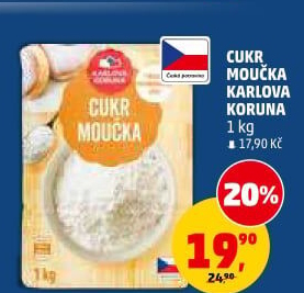 Cukr moučka Karlova Koruna
