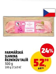 Farmářská slanina Řezníkův talíř