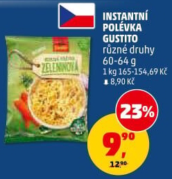Instantní polévka Gustito
