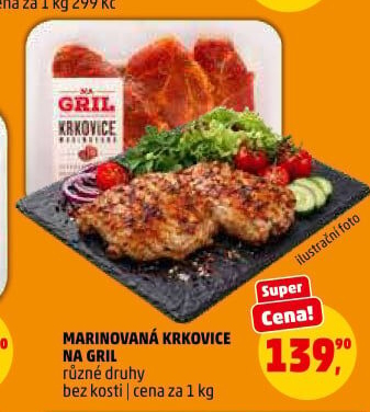 Krkovice bez kosti marinovaná Na gril Penny