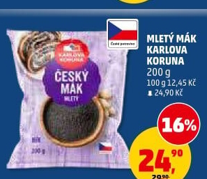 Mák mletý Karlova Koruna