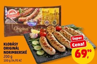 Norimberská klobása original Kupfer