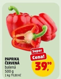 Paprika červená