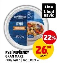 Rybí pepřenky Gran Mare