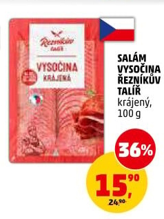 Salám Vysočina Řezníkův talíř