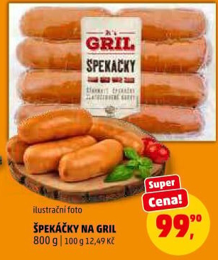 Špekáčky Na gril Penny