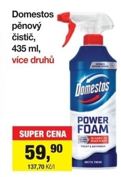 Pěna čisticí na WC Domestos