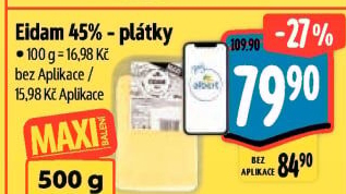 Sýr Eidam 45% Albert
