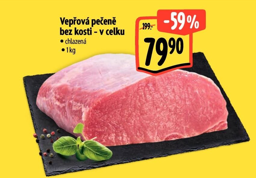 Vepřová pečeně bez kosti