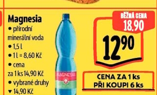 Přírodní voda Magnesia