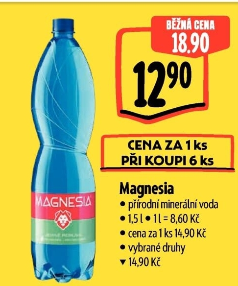 Přírodní voda Magnesia
