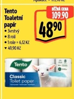 Toaletní papír 3vrstvý Tento