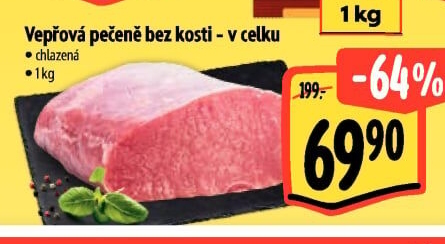 Vepřová pečeně bez kosti