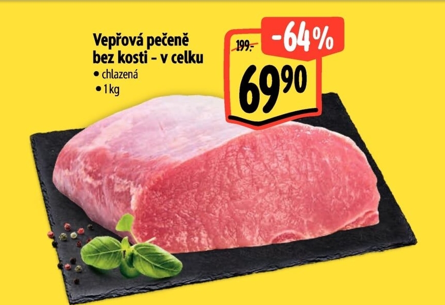 Vepřová pečeně bez kosti