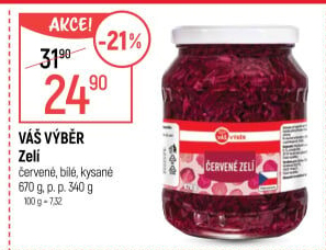 Červené zelí Váš Výběr