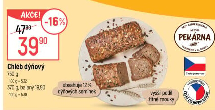 Chléb dýňový