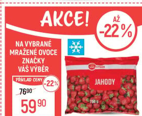 Jahody mražené Váš Výběr