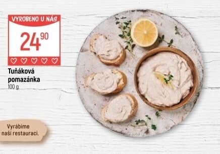 Tuňáková pomazánka Globus