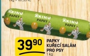 Salám pro psy Papky Akinu