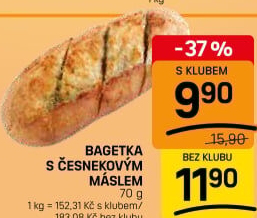 Bageta česneková