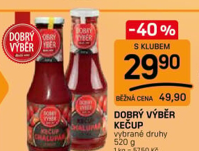 Kečup Dobrý Výběr