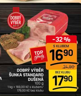 Šunka dušená standard Dobrý Výběr