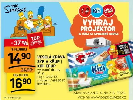 Sýr a křup Veselá kráva