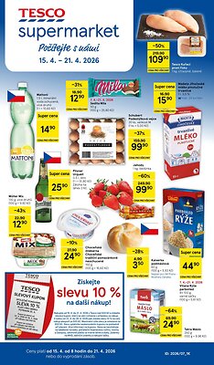 akční leták Tesco 15.4.2026-21.4.2026