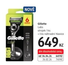 Holicí strojek pánský Labs Gillette