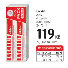 Pasta na zuby Aktiv Lacalut