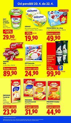 akční leták Lidl 20.4.2026-22.4.2026