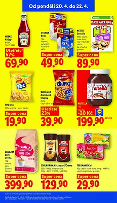 akční leták Lidl 20.4.2026-22.4.2026