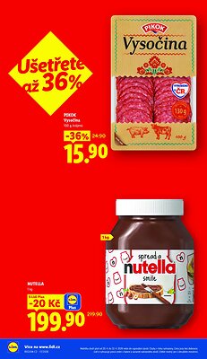 akční leták Lidl 20.4.2026-22.4.2026