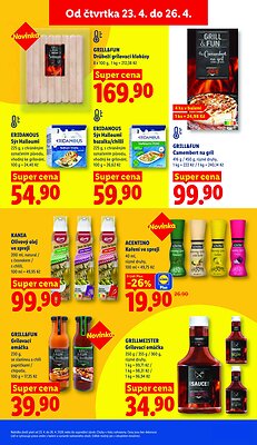 akční leták Lidl 23.4.2026-26.4.2026