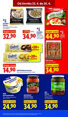 akční leták Lidl 23.4.2026-26.4.2026