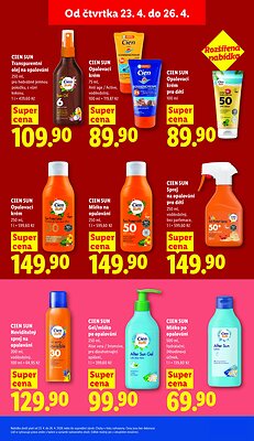 akční leták Lidl 23.4.2026-26.4.2026