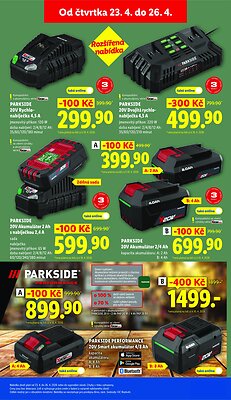 akční leták Lidl 23.4.2026-26.4.2026