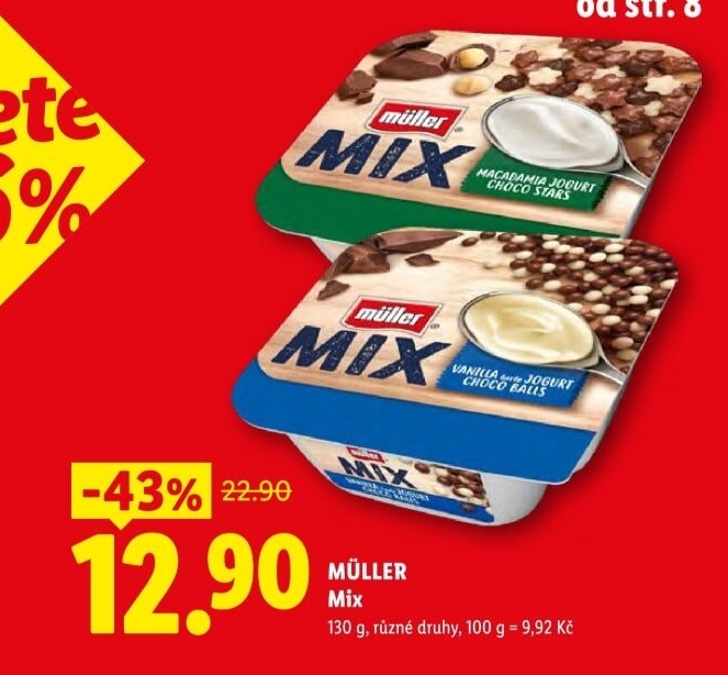 Jogurt Müller Mix