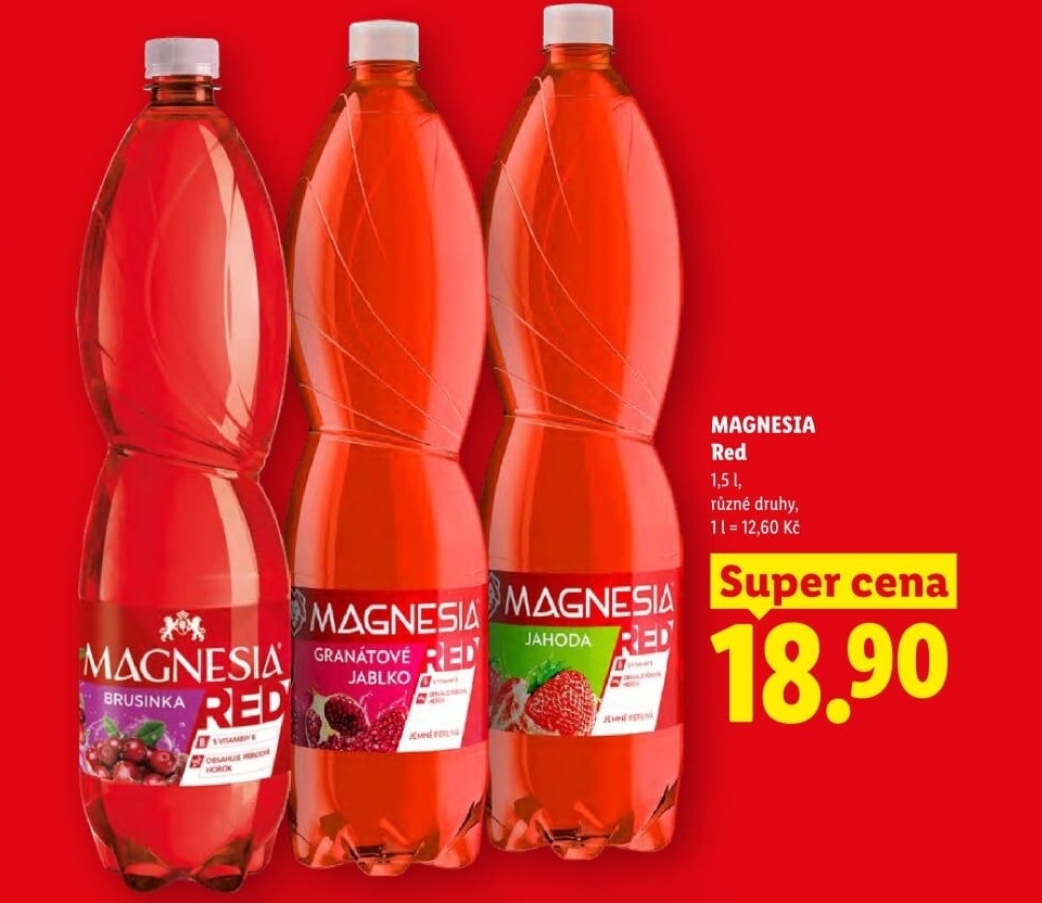 Minerální voda Magnesia Red