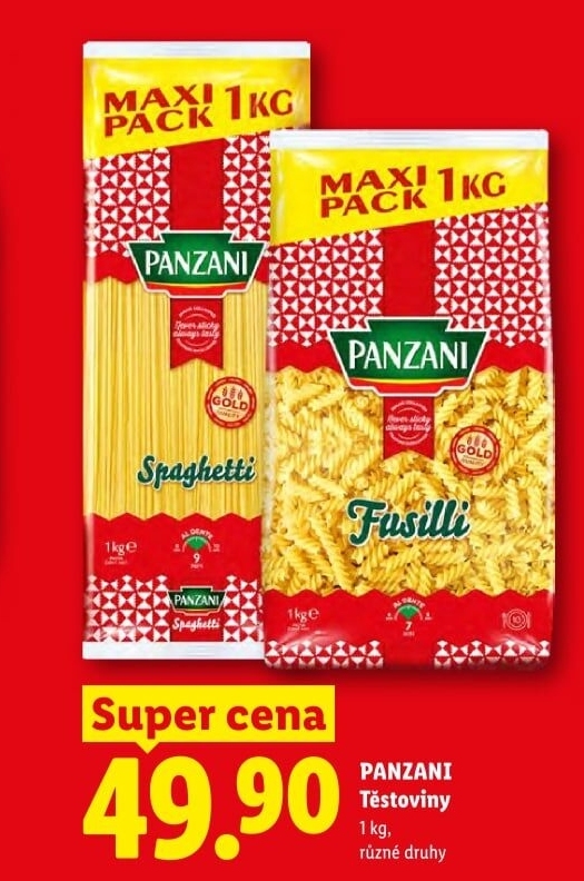 Těstoviny Panzani