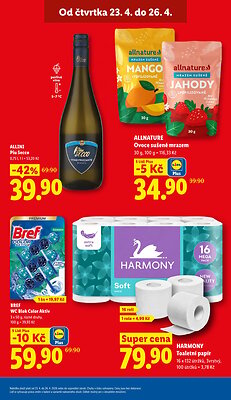 akční leták Lidl 23.4.2026-26.4.2026