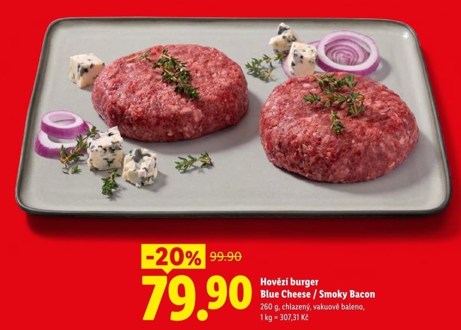 Hovězí hamburger