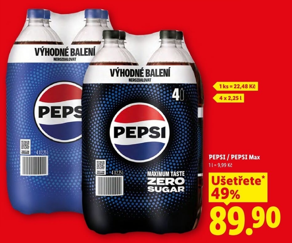 Limonáda Pepsi