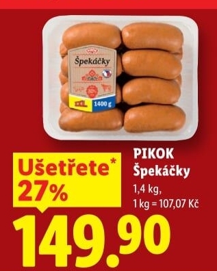 Špekáčky Pikok