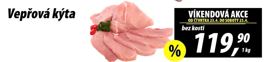 Vepřová kýta bez kosti