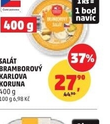 Bramborový salát Karlova Koruna