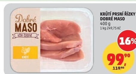 Krůtí prsní řízky Dobré maso