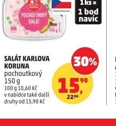 Saláty Karlova Koruna